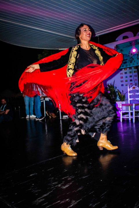 Flamenco performance by Duende Andaluz at the closing ceremony.