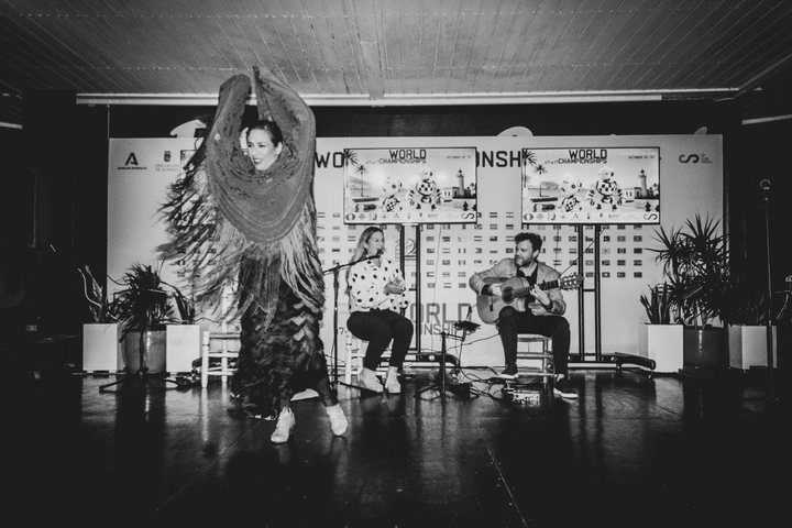 Flamenco performance by Duende Andaluz at the closing ceremony.