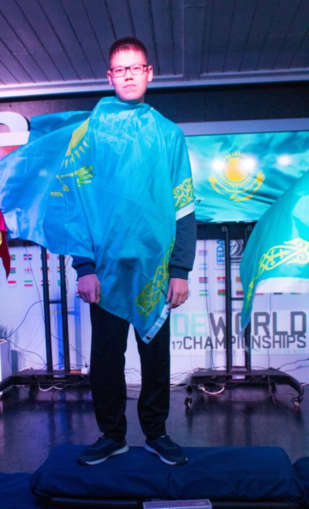 Medallist at the prize-giving ceremony of the FIDE World U7–U17 Championships 2026.