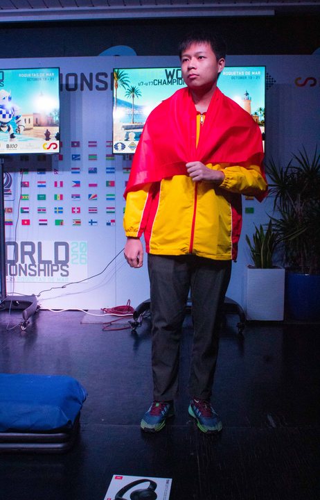 Medallist at the prize-giving ceremony of the FIDE World U7–U17 Championships 2026.