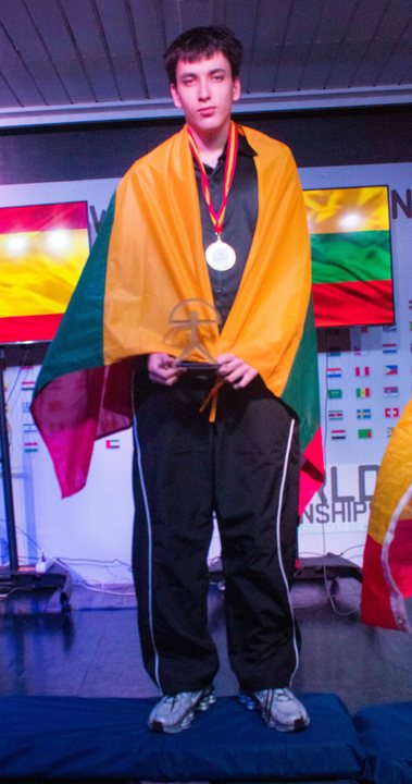 Medallist at the prize-giving ceremony of the FIDE World U7–U17 Championships 2026.