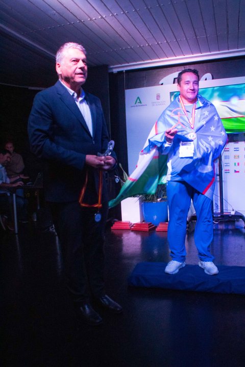 Medallist at the prize-giving ceremony of the FIDE World U7–U17 Championships 2026.