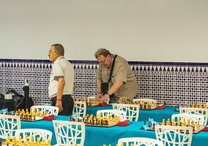 Day 1 (rounds 1–2) of the FIDE World U7–U17 Championships 2026 in Roquetas de Mar.