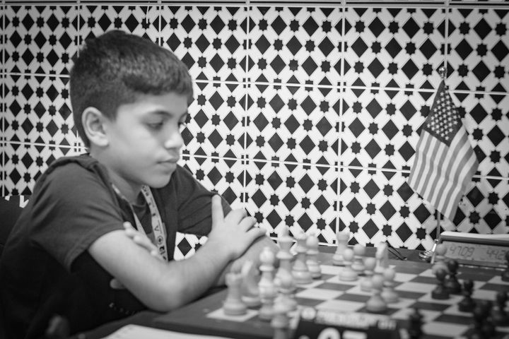 Day 1 (rounds 1–2) of the FIDE World U7–U17 Championships 2026 in Roquetas de Mar.