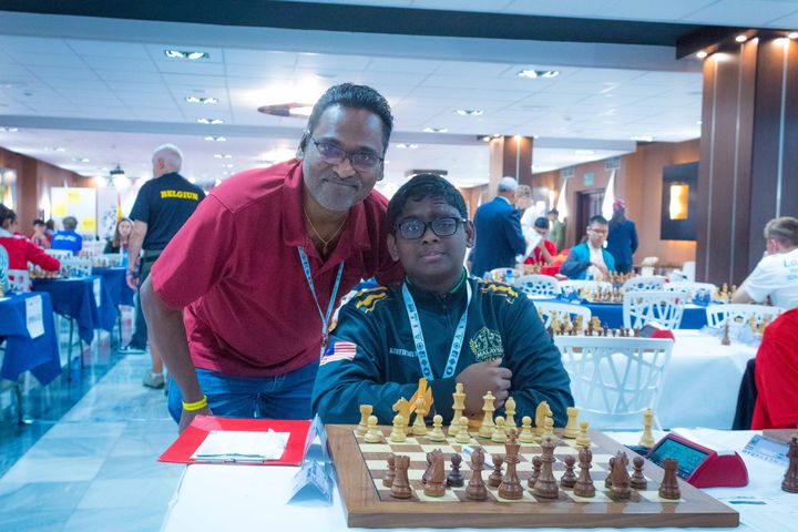 Day 2 (rounds 3–4) of the FIDE World U7–U17 Championships 2026 in Roquetas de Mar.