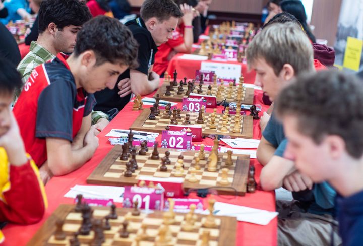 Day 2 (rounds 3–4) of the FIDE World U7–U17 Championships 2026 in Roquetas de Mar.