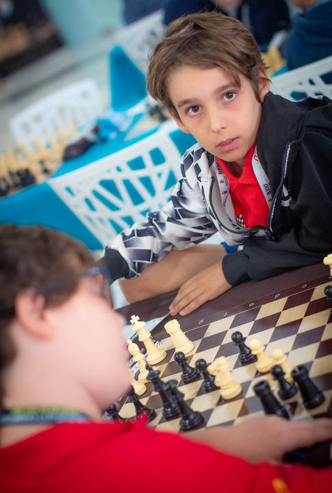 Day 2 (rounds 3–4) of the FIDE World U7–U17 Championships 2026 in Roquetas de Mar.
