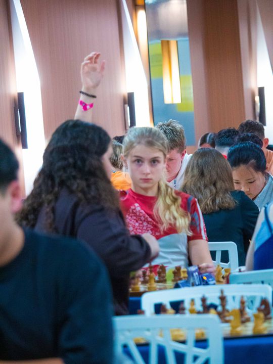Day 2 (rounds 3–4) of the FIDE World U7–U17 Championships 2026 in Roquetas de Mar.