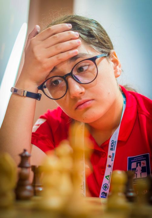 Kesaria Mgeladze (Georgia, Sub-17 Femenino), jornada 3 (rondas 5–6).