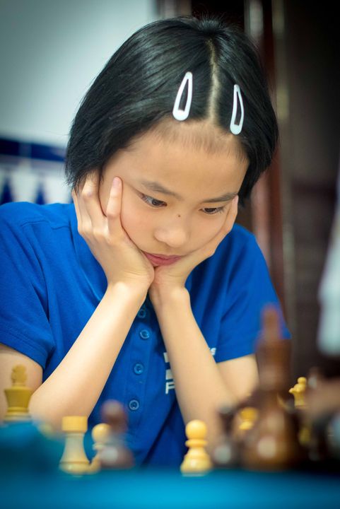 Stella Zhu (Finlandia, Sub-9 Femenino), jornada 3 (rondas 5–6).
