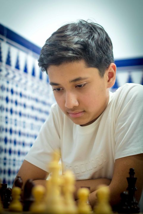 Akbar Mustafakulov (Uzbekistán, Sub-11 Open), jornada 3 (rondas 5–6).
