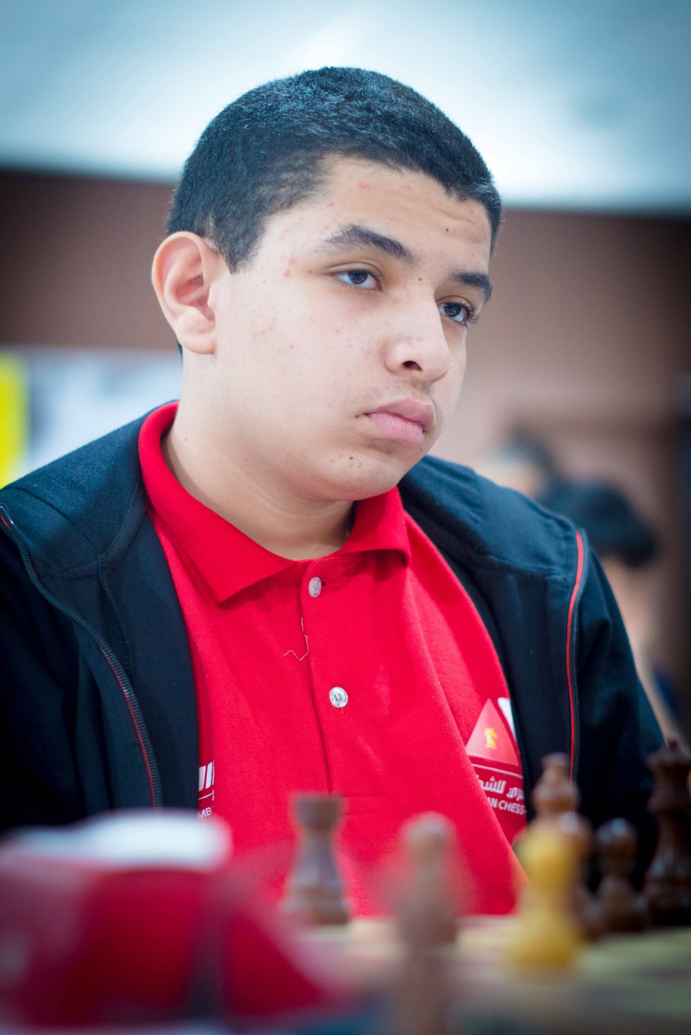 Abdalrahman Sameh Mohamed (Egipto), líder del Sub-13 Absoluto con 6/6. Foto: Javier Garrido.