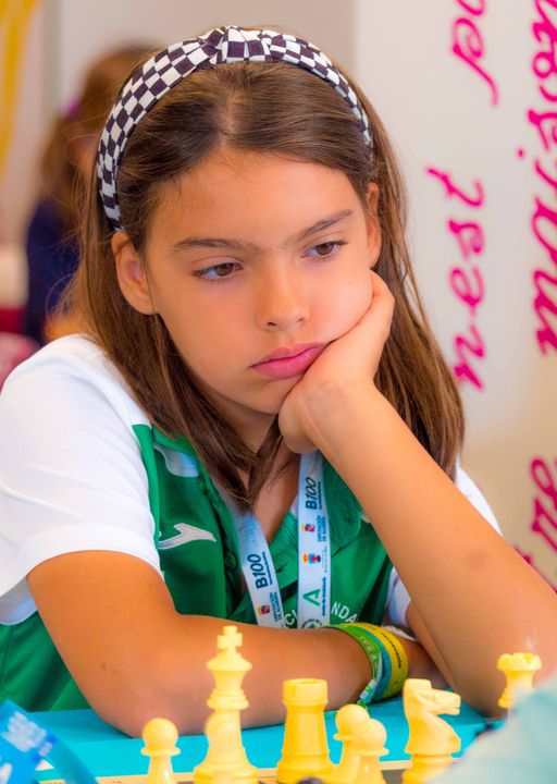 Day 4 (rounds 7–8) of the FIDE World U7–U17 Championships 2026 in Roquetas de Mar.
