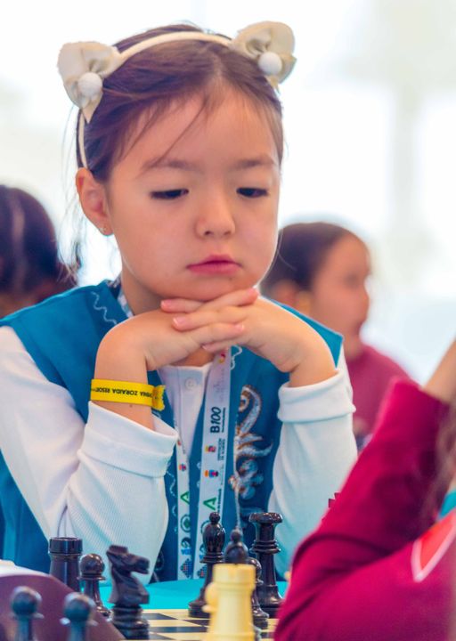 Day 4 (rounds 7–8) of the FIDE World U7–U17 Championships 2026 in Roquetas de Mar.