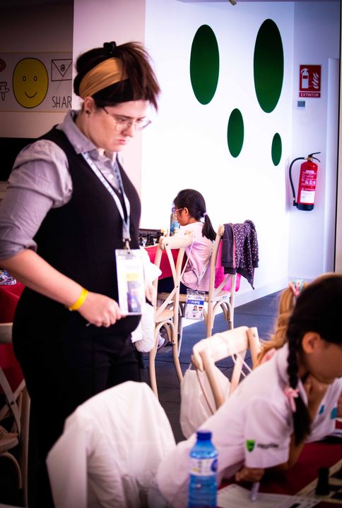 Day 4 (rounds 7–8) of the FIDE World U7–U17 Championships 2026 in Roquetas de Mar.