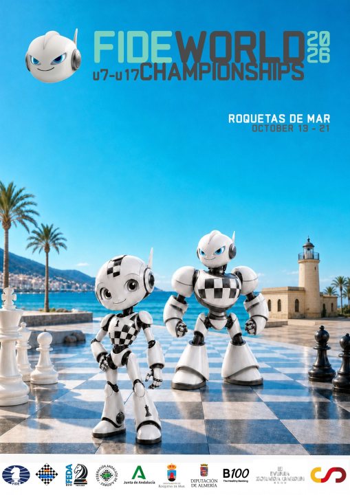 Affiche officielle des Championnats du monde U7–U17 2026